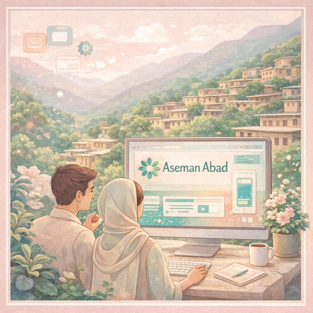 طراحی سایت آسمان آباد